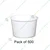 500 Pcs, 500 ml Disposable Paper Bowls with Lids