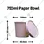500 Pcs, 750ml Disposable Paper Bowls with Lids for Eco-Friendly Safe & Hygienic Food Packaging
