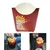 100 Pcs Multi Color Disposable French Fries Snack Holder for Party, Picnic, Delivery & Takeaway