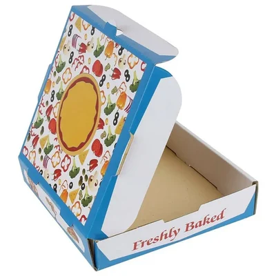 Pack-500 Pcs | 6 inch, Disposable White Generic Pizza Boxes for Picnic, Travel