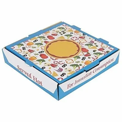 Pack-500 Pcs | 7 inch, Disposable White Generic Pizza Boxes for Picnic, Travel
