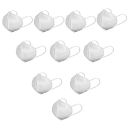 Super Safety Disposable White Colour Face Respirator with Ear Loops(Pack-10)