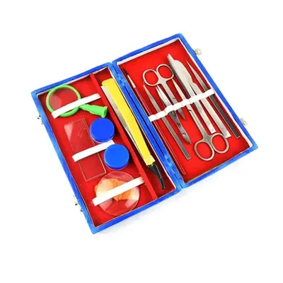 Wissen Techus Stainless Steel Dissecting Tool Kit for Biology Students, Science Labs and Hobby Learners