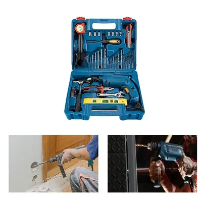 Dongcheng 13mm Impact Drill Tool Kit 500W, (DZJ04-13)