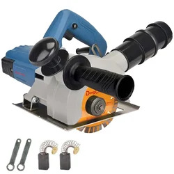 Dongcheng 125 mm 1800 Watt Electric Groove Cutter with Accessories, 13000 RPM (DZR125S) 