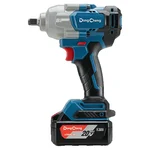 Dongcheng 12.7 mm (1/2") 20V Cordless 4-Speed & Torque Setting Impact Wrench With Battery & Charger, Torque 698 Nm (DCPB698)