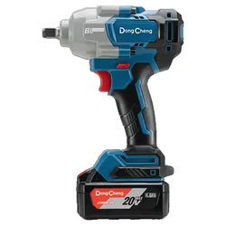 Dongcheng 12.7 mm (1/2") 20V Cordless Impact Wrench with Battery & Charger, Max. Torque 698 N.m (DCPB698) (Type FK)