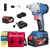 Dongcheng 12.7 mm (1/2") 20V Cordless Impact Wrench with battery, Charger & Accessories (DCPB298)