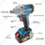 Dongcheng 12.7 mm (1/2") 20V Cordless Impact Wrench with battery, Charger & Accessories (DCPB298)