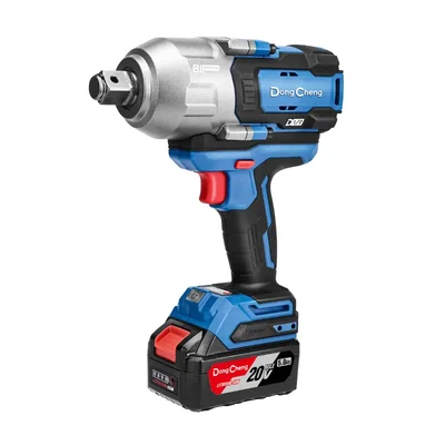 Dongcheng 3/4"(19mm) 20V Cordless Brushless 3-Speed Setting Impact Wrench With Battery & Charger, Max. Torque 1288 N.m (DCPB1288)
