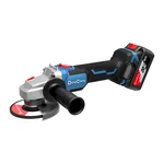 Dongcheng 100mm 20V Cordless Angle Grinder With Battery & Charger, 8500 RPM (DCSM03-100)