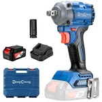 Dongcheng 12.7mm (1/2") 20V M12-M18 Bolt Size Cordless Impact Wrench With Battery & Charger, Max. Torque 358 N.m (DCPB358)
