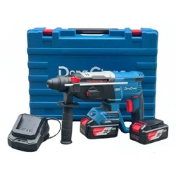 Dongcheng 26mm 20V Cordless Brushless Rotary Hammer With Battery & Charger, 0-960 RPM (DCZC02-26)