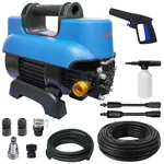 DongCheng (DQW5.5/7PLUS) 70bar, 1200W High Pressure Car Washer With All Required Accessories