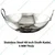  Mira Steel 48 Inch Doodh Kadai, 5 MM Thick Kitchenware with Stainless Steel Body For Hotel/Restaurant