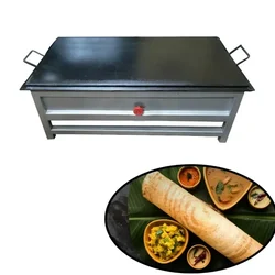 15x30x12 inch Two Burner and Gas Operated Dosa Bhatti With 8 mm Tawa Thickness 