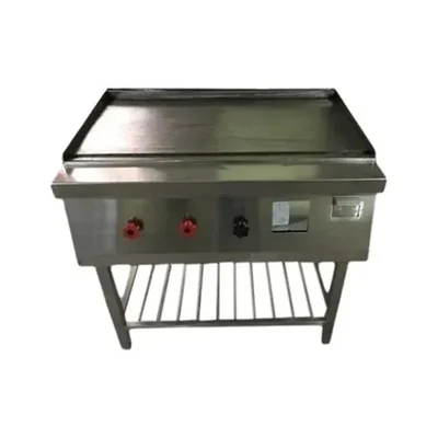 20x24 Inch Stand Type Dosa Bhatti with Oil Extract Tray and Pilot Burner With Stainless Steel Body