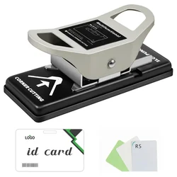 Dotpot 2 in 1 R5 Card Corner Cutter and 3 x 13mm Slot Hole Punch For PVC ID Card