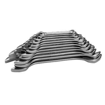 DE NEERS 10 Pcs 12-10m Double Open End Spanners 