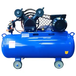 Heavy Duty 300 Litres Double Piston Three Phase Air Compressor With 5 HP Copper Motor
