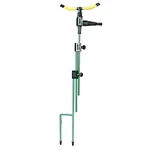 Double Stage 360 Degree Rotation Sprinkler with 2 Arms Adjustable