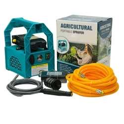Heavy Duty Double Motor Portable Battery Sprayer, 12V 12Ah Battery With 10 meter Premium Braided Hose Pipe