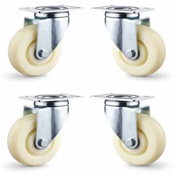 Heavy Duty 40 MM Double Bearing Plate Swivel Type caster Wheel ( Pack of 4)