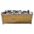 14 x 34 x 14 inch Stainless Steel Double Burner Golden Pattern Gas Bhatti for Catering Business Purpose
