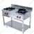 Commercial Stainless Steel Double Indian and Wok Burner Gas Bhatti