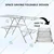 KTG 5 X 3 Feet Premium Quality Double Butterfly Cloth Dryer Stand for Balcony