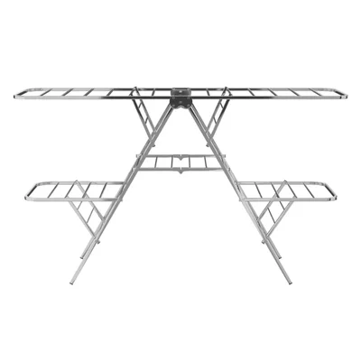 KTG 5 X 3 Feet Premium Quality Double Butterfly Cloth Dryer Stand for Balcony