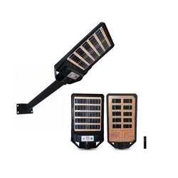 Gramstrong Double Charging 100 W Bifacial Solar Street Light with Remote for Yard, Parking and Garden (2 Year Warranty)