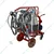 Double Bucket (25Lx2) Trolley Type Milking Machine with 0.5 HP Motor
