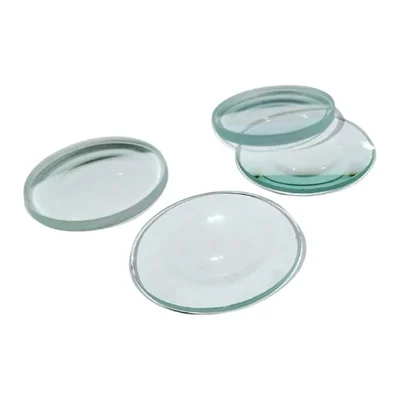 COMETEK Double Convex Lens, 50mm Focal Length with 2 inch (50mm) Diameter for Physics Classrooms (Set of 4 Lens)