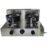 High Quality Indian SS Double Counter UFO Burger Maker Gas Operated With Non Stick Teflon Coating And Timer Switch