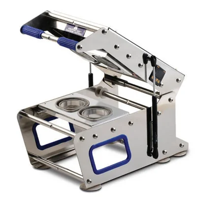 80mm Double Dia Cup & Glass Sealing Machine, 600W - 300 cups/hr