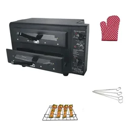 Double Decker Electric Tandoor 14x9 Inch Tray Size, 3kW with Timer