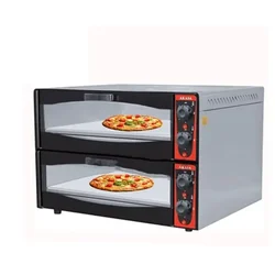 Akasa PO 112 STN DBL 12X12 Inch Stone Base Pizza Oven, 3200W