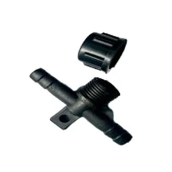 High Quality T type Double Deliver Joint with Close Cap used in Agriculture Sprayer (Pack of 15  Pcs)