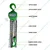 Turtle 2 Ton Chain Pulley Block With 8 Meter Lifting Height, 8 meter & 6mm Load chain, Double Fall