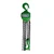 Turtle 2 Ton Chain Pulley Block With 8 Meter Lifting Height, 8 meter & 6mm Load chain, Double Fall