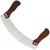 Double Hand Pizza Cutting Stainless Steel Blade For Multi Purpose Use(Wooden Handel)