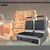 Commercial Electric Double Head Sandwich Griller 3600W