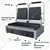 Commercial Electric Double Head Sandwich Griller 3600W