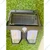 Gramstrong Republic Double LED Solar Lamp Outdoor Garden Solar Wall Light for Home (Pack of 5)