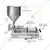 Double Nozzle Paste Filling Machine 100-1000 ml, Semi-Automatic