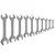 DE NEERS 10 Pcs 12-100m Double Open End Spanners