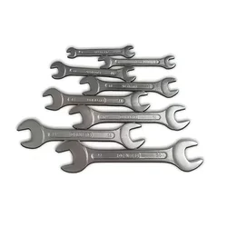 DE NEERS 8 Pcs 12-8m Double Open End Spanners 