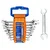 Wadfow Double open end spanner set 6Χ7 - 20Χ22 (WDS2208)