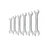 DE NEERS 6 Pcs 12-6m Double Open End Spanners